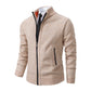 Men's Casual Stand Collar Sweater Zipper Cardigan The Clothing Company Sydney