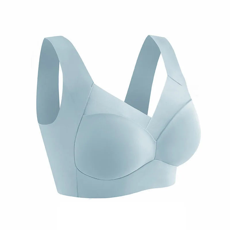 2 Pack Women's Lace Plus Size Seamless Bra Bralette Backless Brassiere Vest Female Gather Shock-Proof Wireless Sports Bra The Clothing Company Sydney