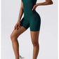 Women's Yoga Rompers One Piece Seamless Ribbed Jumpsuit Padded Sports Bra Romper Fashion Fitness Sportwear The Clothing Company Sydney