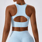Women's Sport Bras Gym High Intensity  Running Yoga Beautiful Back Dry Bras Shockproof Rib Workout Bra Seamless Fitness Top The Clothing Company Sydney