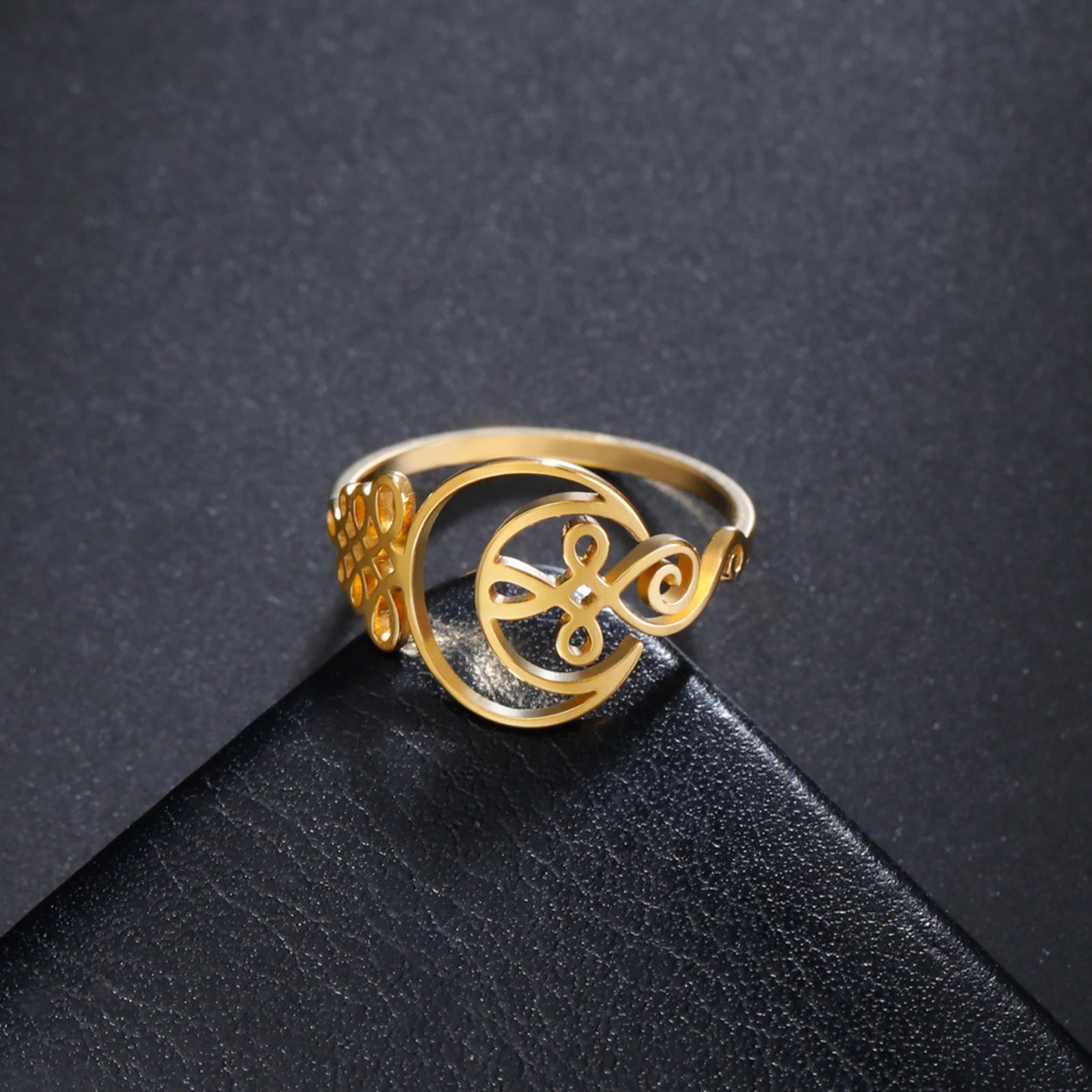 Unisex Om Aum Symbol Jewellery Ring - The Clothing Company Sydney
