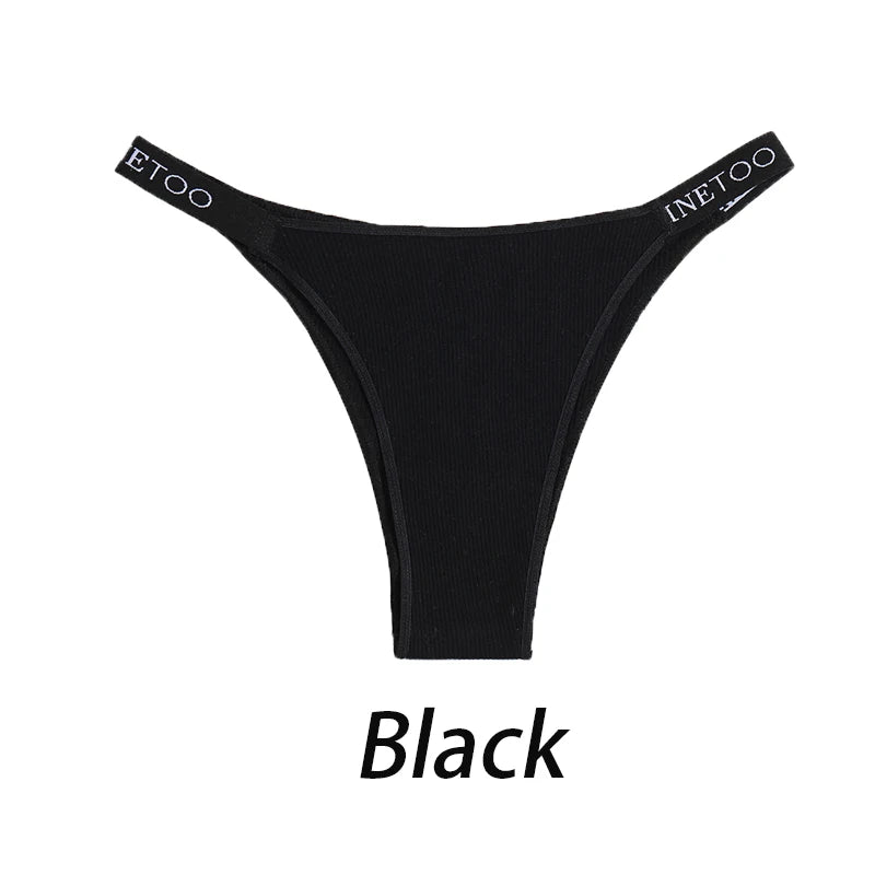 Cotton Letter Waist Women Panties Female Underpants Comfortable Underwear Women Thong Pantys Intimates M-XL The Clothing Company Sydney