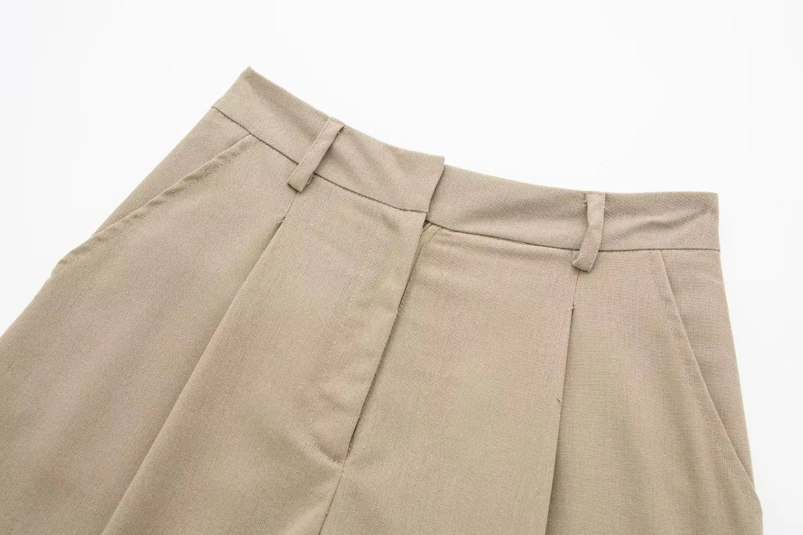 2 Piece Women's Suit Button V Neck Waistcoats Elegant Vest Top Zipper High Waist Slim Pants Shorts Summer Female Streetwear - The Clothing Company Sydney