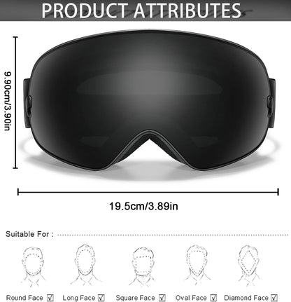 Unisex Ski Snow UV Goggles The Clothing Company Sydney