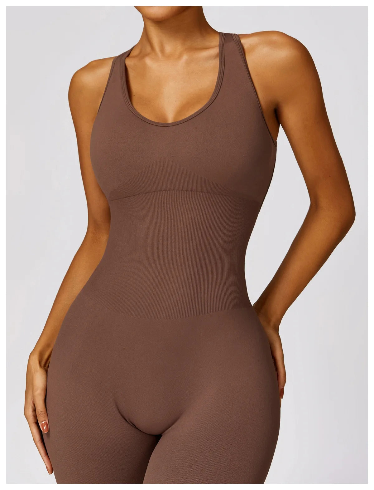 Seamless Gym Sport Jumpsuit Women Sportswear Hollow Backless Scrunch Fitness Overalls Push Up One Pieces Outfit Yoga Wear The Clothing Company Sydney