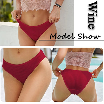 9 Pack Cotton Panties Women Underwear Striped Panty Female Soft Lingerie Briefs Underpant Intimates Set The Clothing Company Sydney