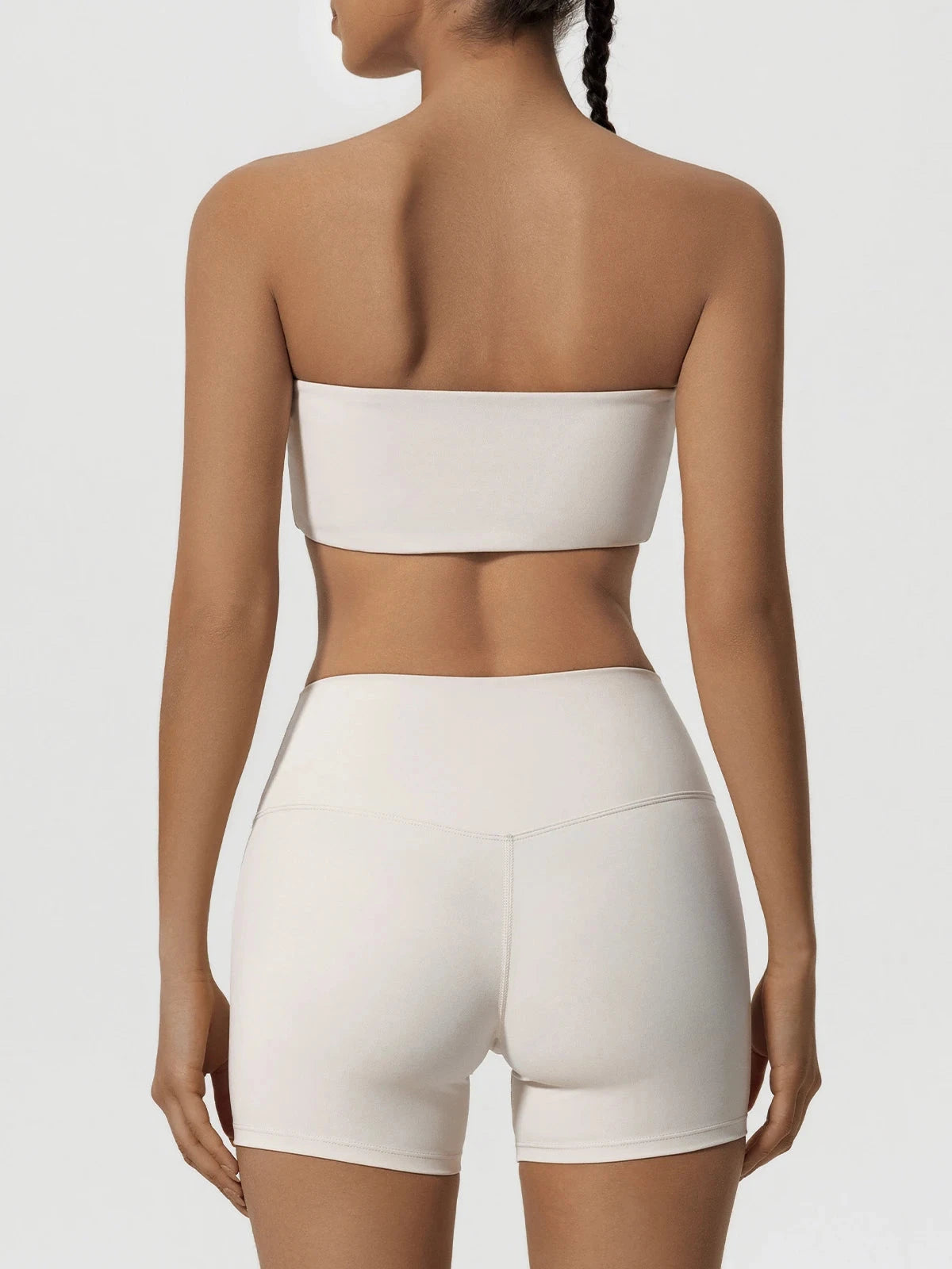 Two Piece Fitness Sports Set Women Workout Yoga Outfit Strapless Bra Gym Crop Top Gym Suits The Clothing Company Sydney