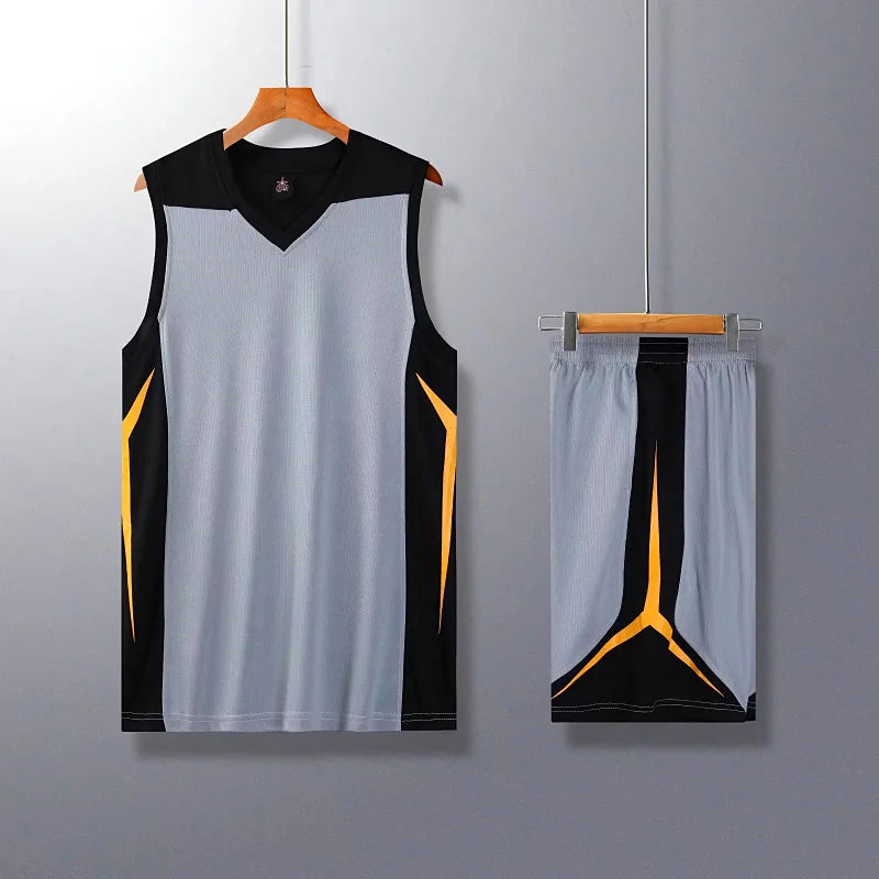 2 Piece Sportswear Basketball Jersey Shorts Set Blank custom Men Women Kids Basketball Uniforms - The Clothing Company Sydney