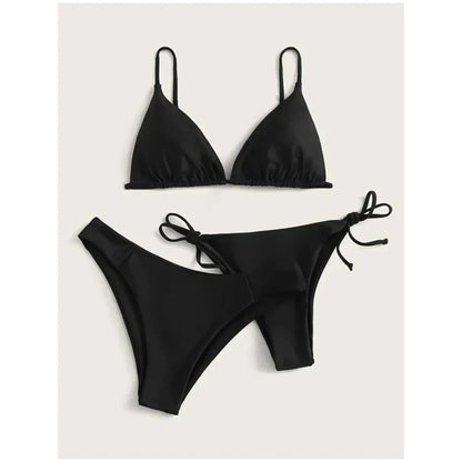 3 Pack Two Bottoms Push Up Bikini Sets Swimsuit Low And Mid Waist Three Piece Swimwear Bathing Suit The Clothing Company Sydney