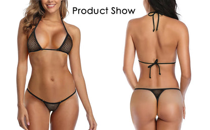 Two Piece Micro Bikini Extreme Mini G-String Bikinis Thong Swimsuit Two Piece Bathing Suit Swimwear The Clothing Company Sydney