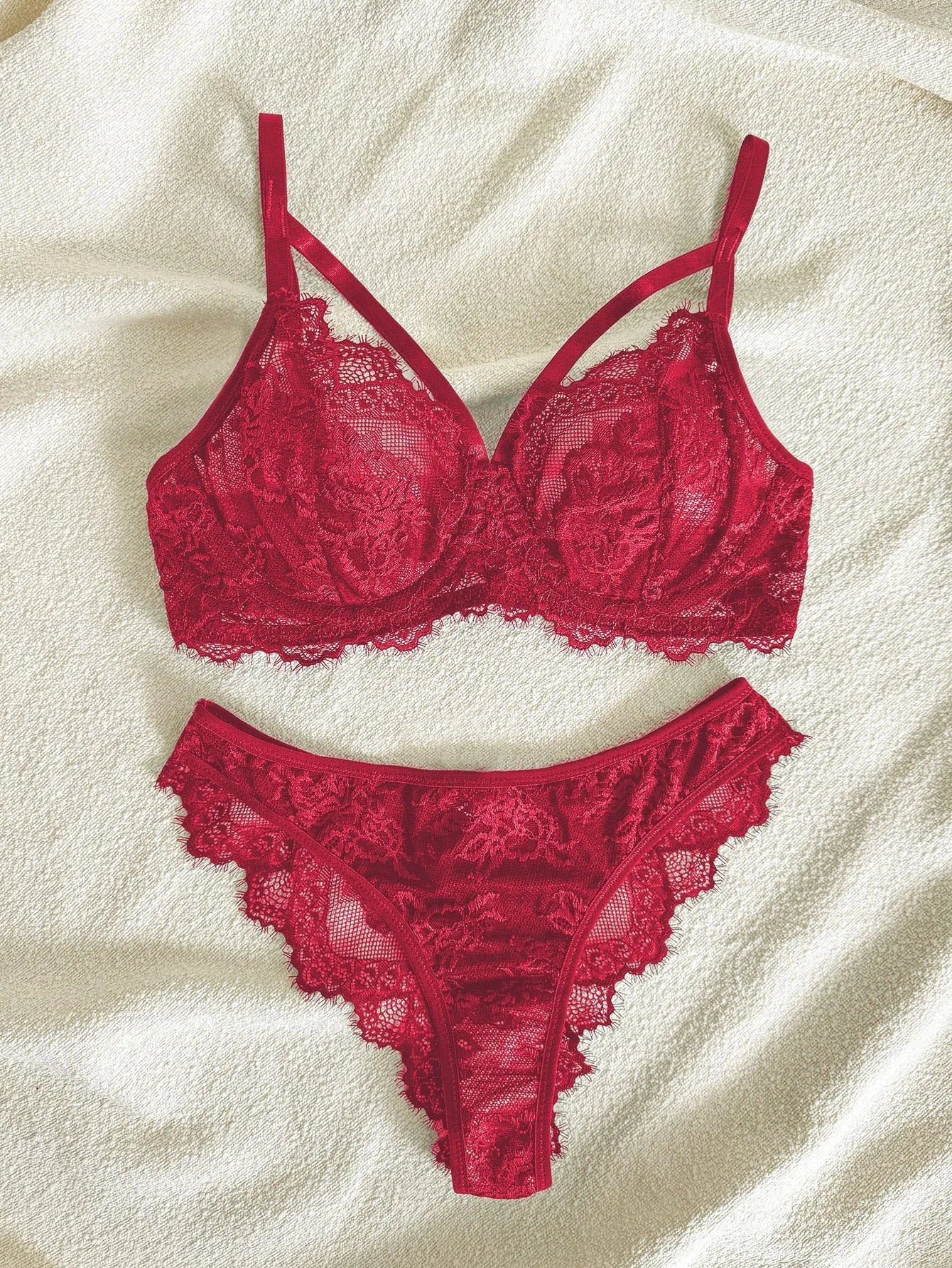2 Piece Women's Lingerie Underwear Lace strapping Underwire Bra &  Brief Panties The Clothing Company Sydney