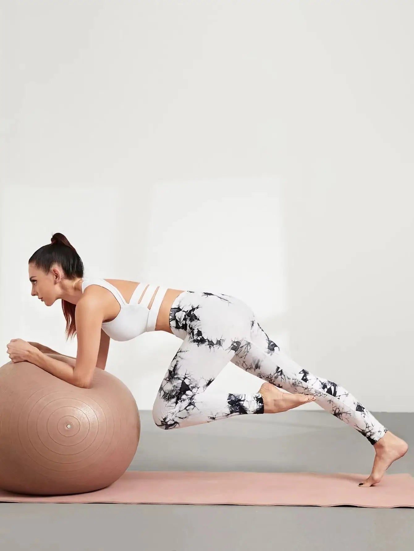 Hip Lifting Seamless Fitness Gym Leggings Tie-Dye Yoga Pants Women's Exercise Tights High Waist Workout Pants The Clothing Company Sydney