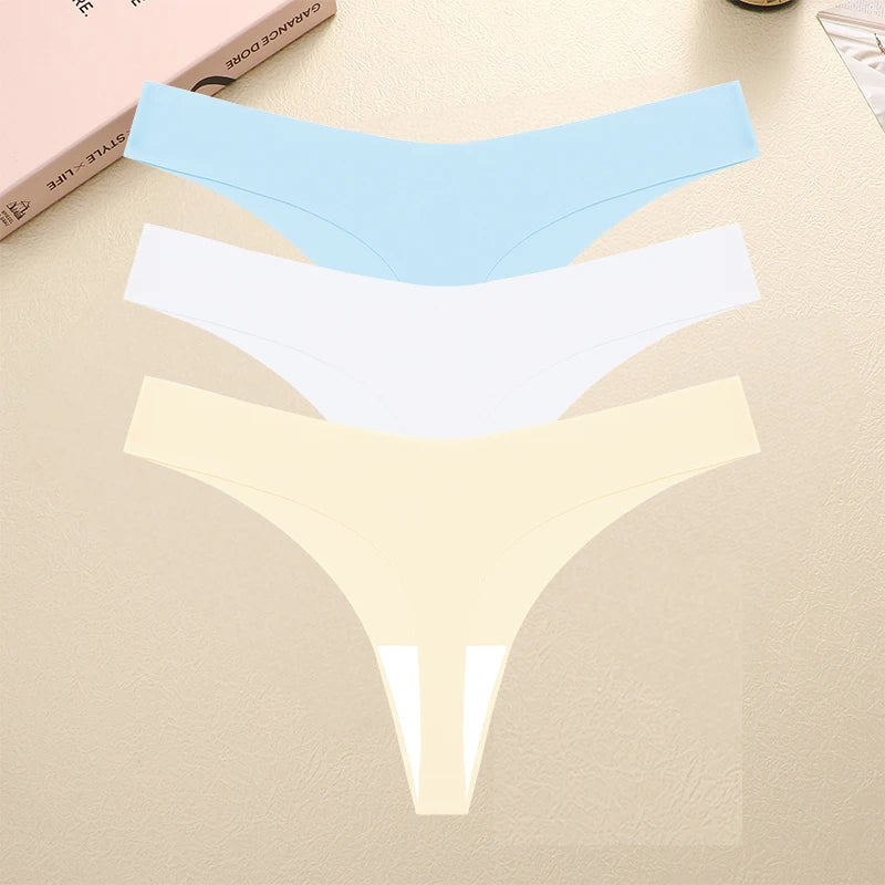 3 Pack G-String Underwear Female T-back Intimates Lingerie Seamless Low Waist Underpants Briefs The Clothing Company Sydney