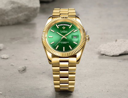 Cadisen DD40 Mens Luxury Automatic AR Sapphire Glass Mechanical Wristwatch 10Bar Miyota 8285 Movt Watch - The Clothing Company Sydney