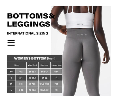 Seamless Womens Soft Workout Tights Fitness Outfits Yoga Pants High Waisted Gym Wear Spandex Leggings - The Clothing Company Sydney