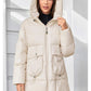 Hooded Parkas Women's Plus Size Casual Hooded Pocket Women Down Jacket Coat Outwear - The Clothing Company Sydney