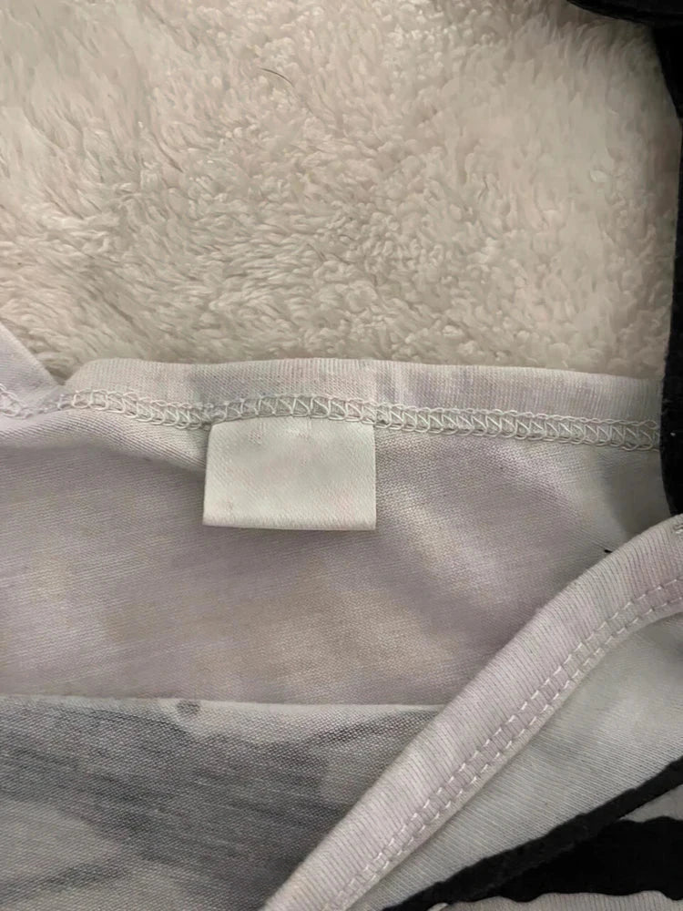 Off shoulder Summer T shirt Womens Aesthetic Print Short sleeve Body Tops Female Tees Cotton Front Bow Tied Top The Clothing Company Sydney