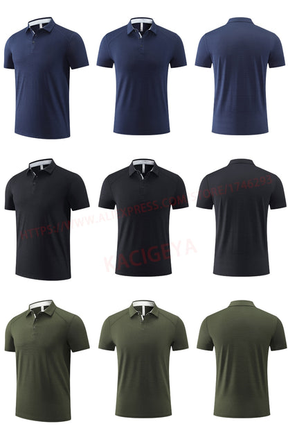 Quick Dry Golf Short Sleeves Nylon Casual Collared Mens Breathable Sports Poloshirts Summer Team Work Hiking Fishing Tee The Clothing Company Sydney