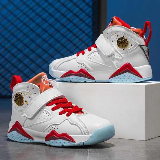 Boys’ Basketball Shoes – Non-Slip Outdoor Sports Sneakers The Clothing Company Sydney