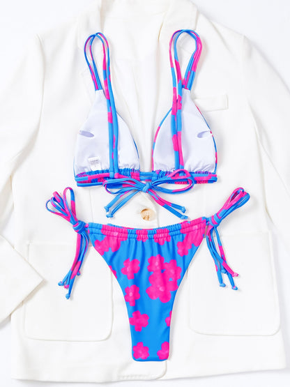 2 Piece Lace Up Bikini Swimsuit Swimwear Brazilian Bikinis Set Micro Women's Bathing Suits Swimming for Beach Wear The Clothing Company Sydney