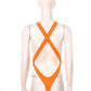 One Piece Womens Bodysuit High Cut Tight Monokini Summer Swimsuit Party Romper Swimwear - The Clothing Company Sydney