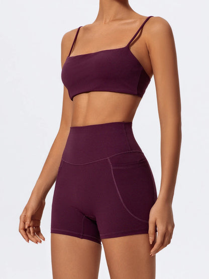 2 Piece Sports Suit Women Half Zipper Long Sleeves Slim Yoga Set Flared Activewear Gym Workout Sportswear The Clothing Company Sydney
