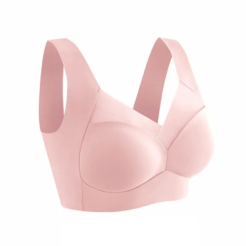 2 Pack Women's Lace Plus Size Seamless Bra Bralette Backless Brassiere Vest Female Gather Shock-Proof Wireless Sports Bra The Clothing Company Sydney