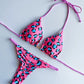 2 Piece Halter Micro Bikini Thong Swimsuit Women's Swimwear Bandage Brazilian Bathing Suit - The Clothing Company Sydney