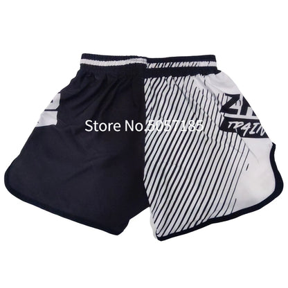 Thai Boxing Shorts Printed MMA Muay Thai Men's Shorts Kickboxing Pants Kids Women Martial Arts Grappling Fight Wear - The Clothing Company Sydney