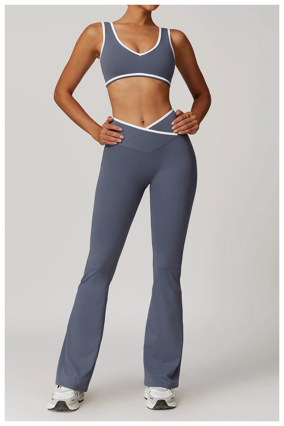 2 Piece Yoga Set Women's Workout Outfits Fitness Sportswear Gym Tracksuit High Waist Leggings Sports Bra Athletic Wear The Clothing Company Sydney