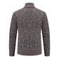 Men's Casual Stand Collar Sweater Zipper Cardigan The Clothing Company Sydney
