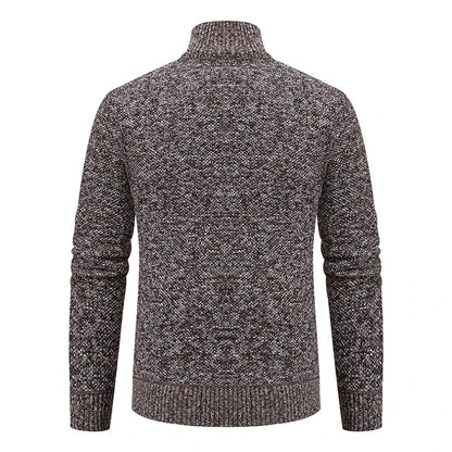 Men's Casual Stand Collar Sweater Zipper Cardigan The Clothing Company Sydney