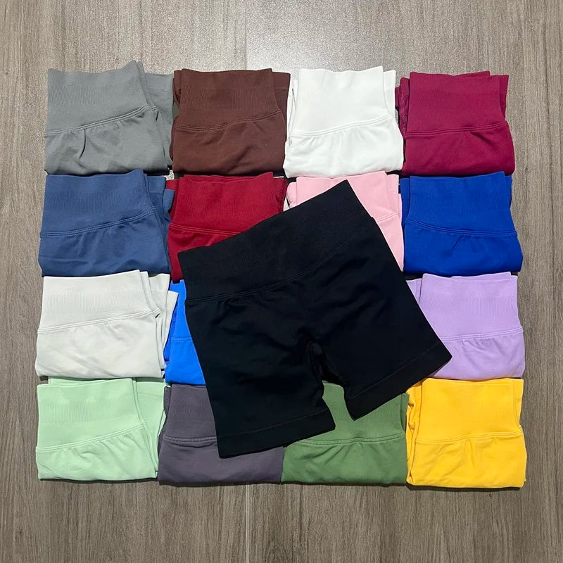 Women's Impact Shorts 4.5'' Low Waist Seamless Yoga Shorts Scrunch Bum Gym Shorts Workout Biker Short Stretch Fitness Shorts The Clothing Company Sydney