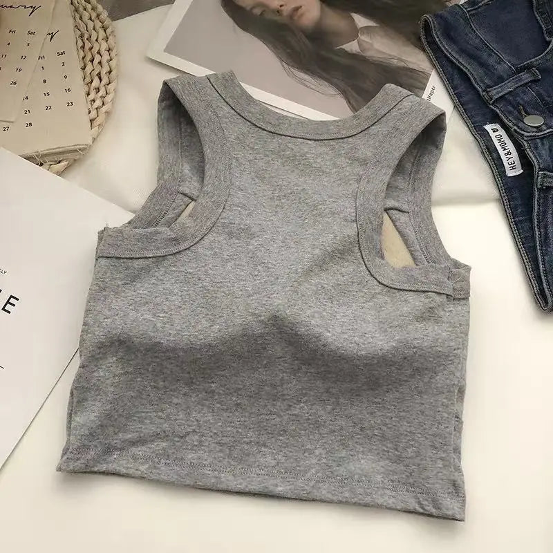 2 Pack Sports Bra Women Sleeveless Vest Beautiful Slim Tube Top Underwear With Bra Pads Undershirt Elastic Bralette Crop Top The Clothing Company Sydney
