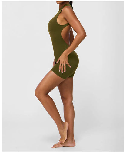 Women's Tracksuit Yoga Set One Piece Fitness Workout Rompers Sportswear Gym Set Workout Clothes Jumpsuit - The Clothing Company Sydney