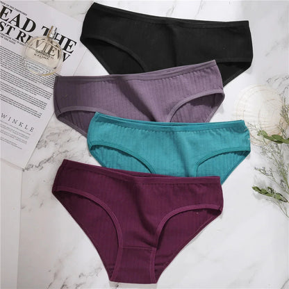 9 Pack Cotton Panties Women Underwear Striped Panty Female Soft Lingerie Briefs Underpant Intimates Set The Clothing Company Sydney
