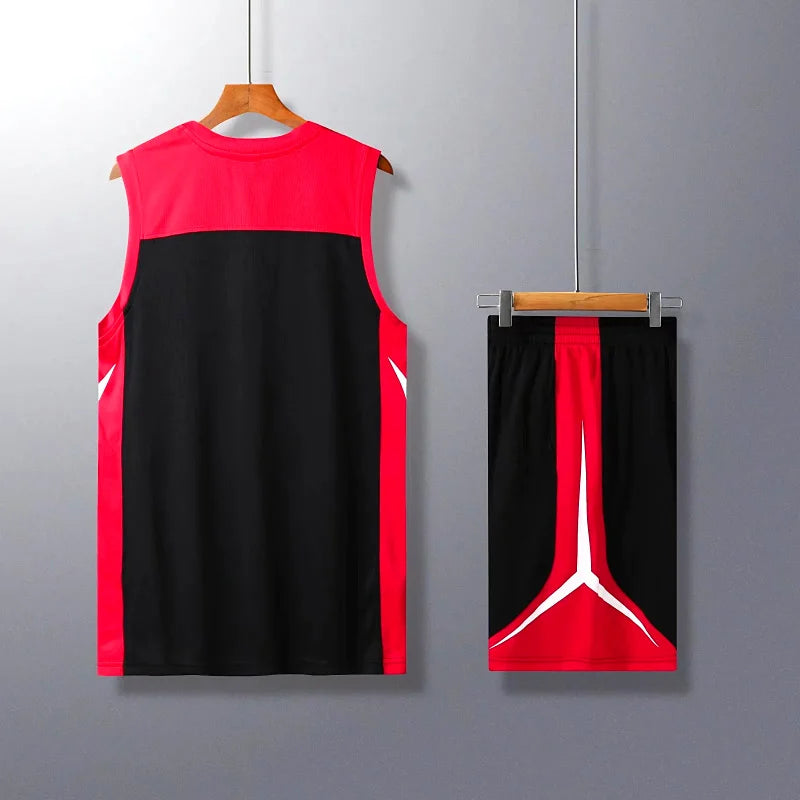 2 Piece Sportswear Basketball Jersey Shorts Set Blank custom Men Women Kids Basketball Uniforms - The Clothing Company Sydney