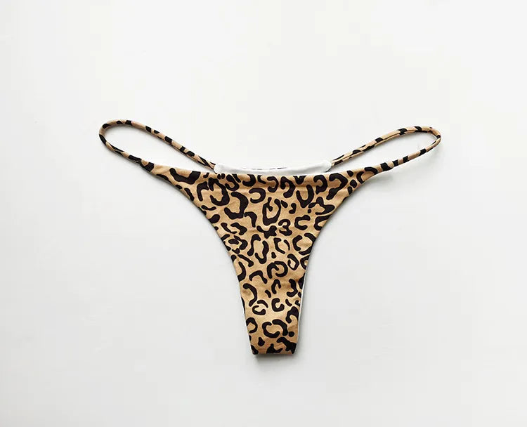 Cotton G String Leopard Women Panties Flower Sexy Briefs Thong Low Waist T-back Underwear Seamless Femlae Lingerie Size S-XXL The Clothing Company Sydney