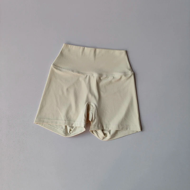 2 Piece Yoga Gym Set Halter Top Set Yoga High Waist Shorts Backless Tights Bra Vest Seamless Stretch Ribbed Shorts Set - The Clothing Company Sydney