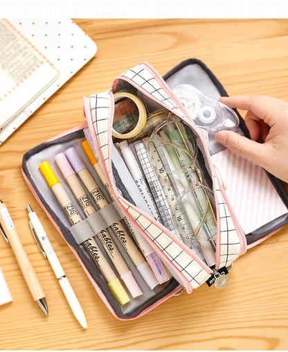 Large Capacity Pencil Case Cute Pencil Cases Student Pen Case Big School Supplies Stationery Pencil Bags Box Pencil Pouch The Clothing Company Sydney