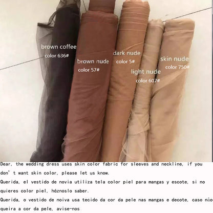 Beach A Line Chiffion Wedding Dresses V-neck Spaghetti Straps Backless Button Boho Bridal Gowns - The Clothing Company Sydney