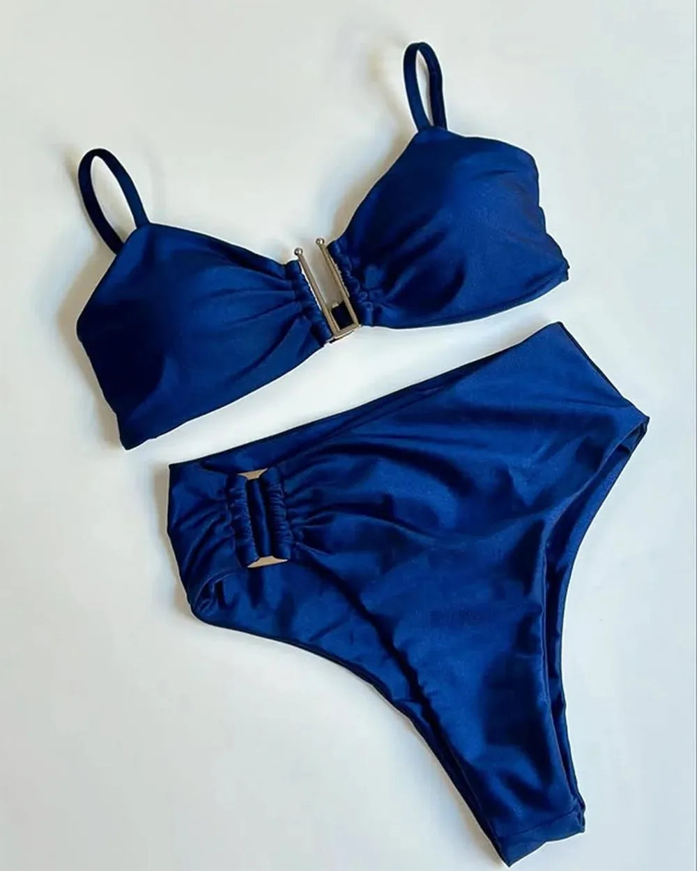 2 Piece Bandeau Bikini Push Up Swimsuit Swimwear Brazilian Bikini Set Thong Swim Suits Solid Beachwear The Clothing Company Sydney