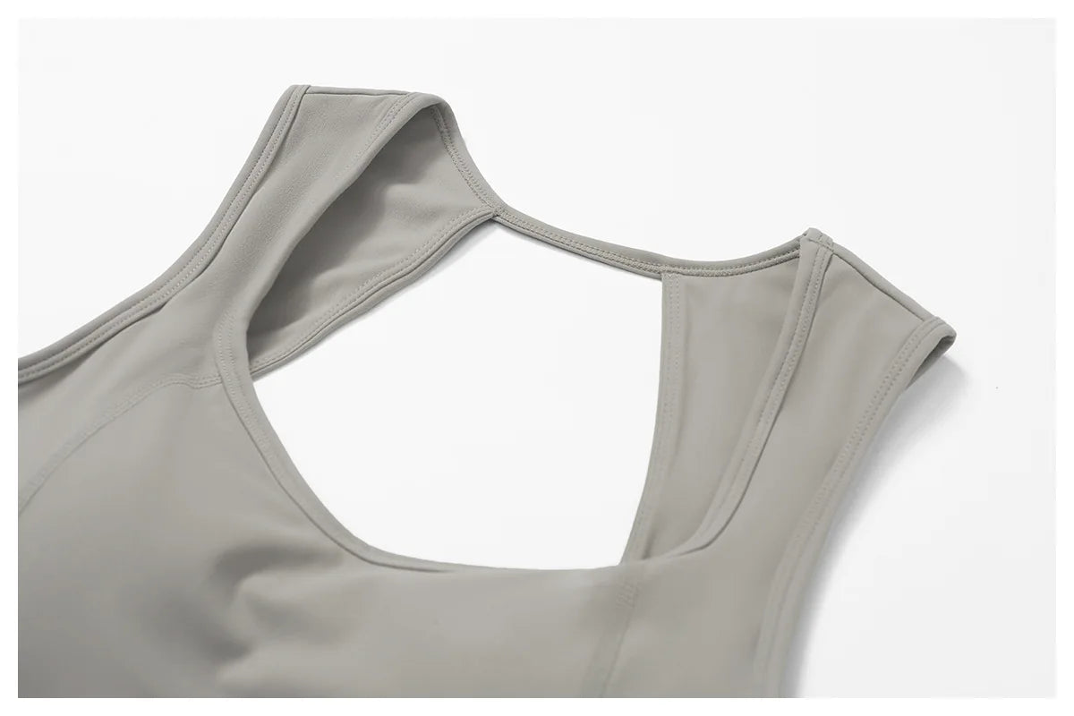 Women's Sports Bras Fitness Vest High Strength Sports Top Backless Yoga Bra Running Fitness Breathable Shockproof Yoga Bra The Clothing Company Sydney