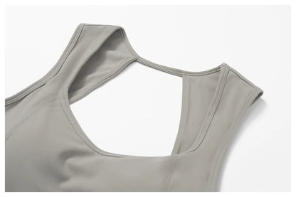Women's Sports Bras Fitness Vest High Strength Sports Top Backless Yoga Bra Running Fitness Breathable Shockproof Yoga Bra The Clothing Company Sydney