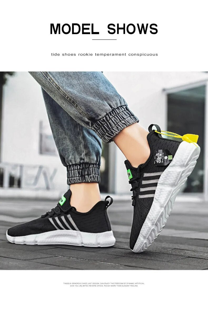 Men's Shoes Sneakers Male Tennis Comfortable Casual Shoes Black Sneaker Male Footwear Summer Men's Sneakers The Clothing Company Sydney