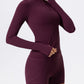 2 Piece Sports Suit Women Half Zipper Long Sleeves Slim Yoga Set Flared Activewear Gym Workout Sportswear The Clothing Company Sydney