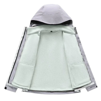 Women's Ski Suit Winter Waterproof Warm Hooded Windproof Raincoat Snow Pants Outdoor Snowboard Wear Set Skiing Overalls - The Clothing Company Sydney