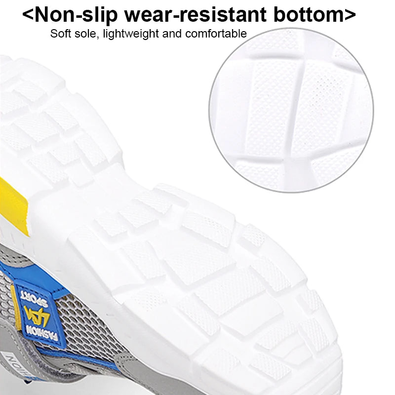 Boys Summer Breathable Mesh Sneakers – Lightweight Casual Sports Shoes for Kids The Clothing Company Sydney
