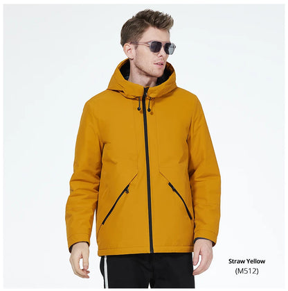 Men's  Lightweight Cotton Jacket Casual Trend Coat Male Windbreaker Coat hooded Jacket - The Clothing Company Sydney
