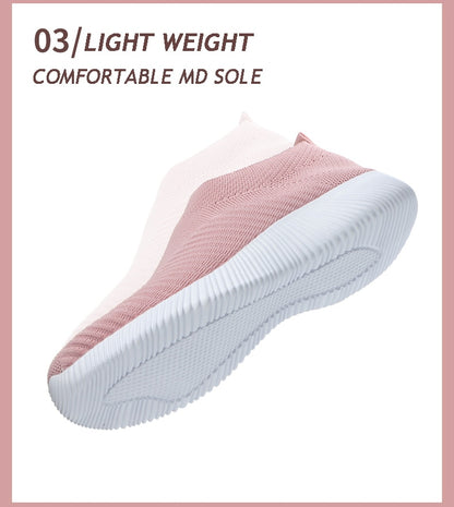 Women's Vulcanized Shoes Slip On Flats Shoes Female Loafers Walking Breathable Sneakers Trainers Ladies Shoes The Clothing Company Sydney